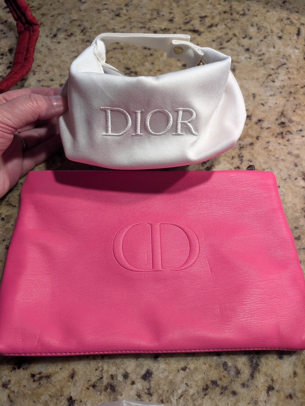 Dior Beauty Cosmetic Bag Bundle Clutch